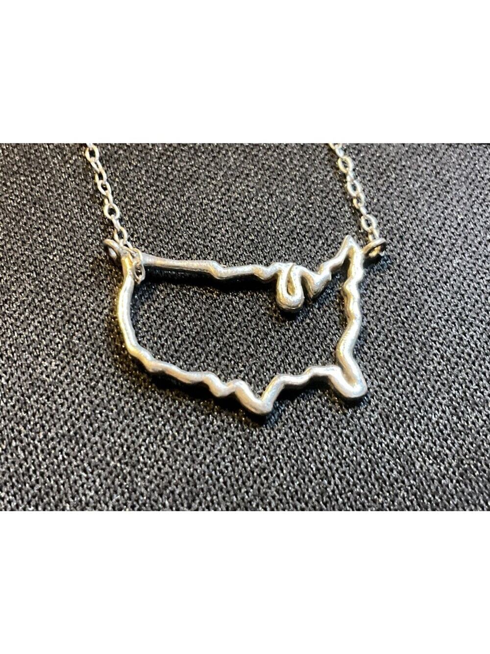 925 Sterling Silver United States 16in Necklace